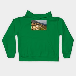 Poffabro Village in North East Italy Kids Hoodie